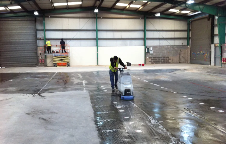 warehouse cleaning